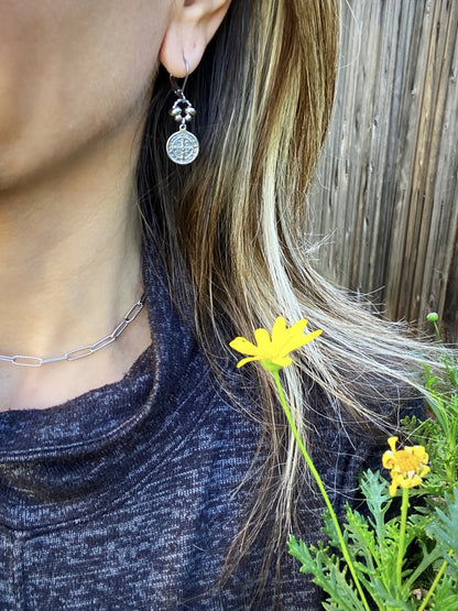 RELIC COIN EARRINGS Bellaforma Jewelry