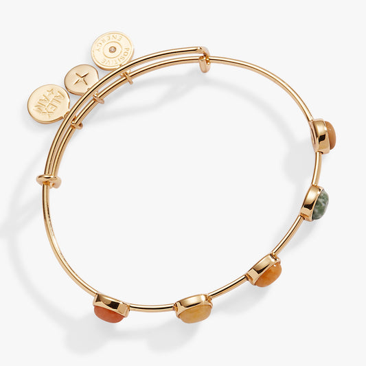 In-Line Semi-Precious Gemstone Bangle ALEX AND ANI