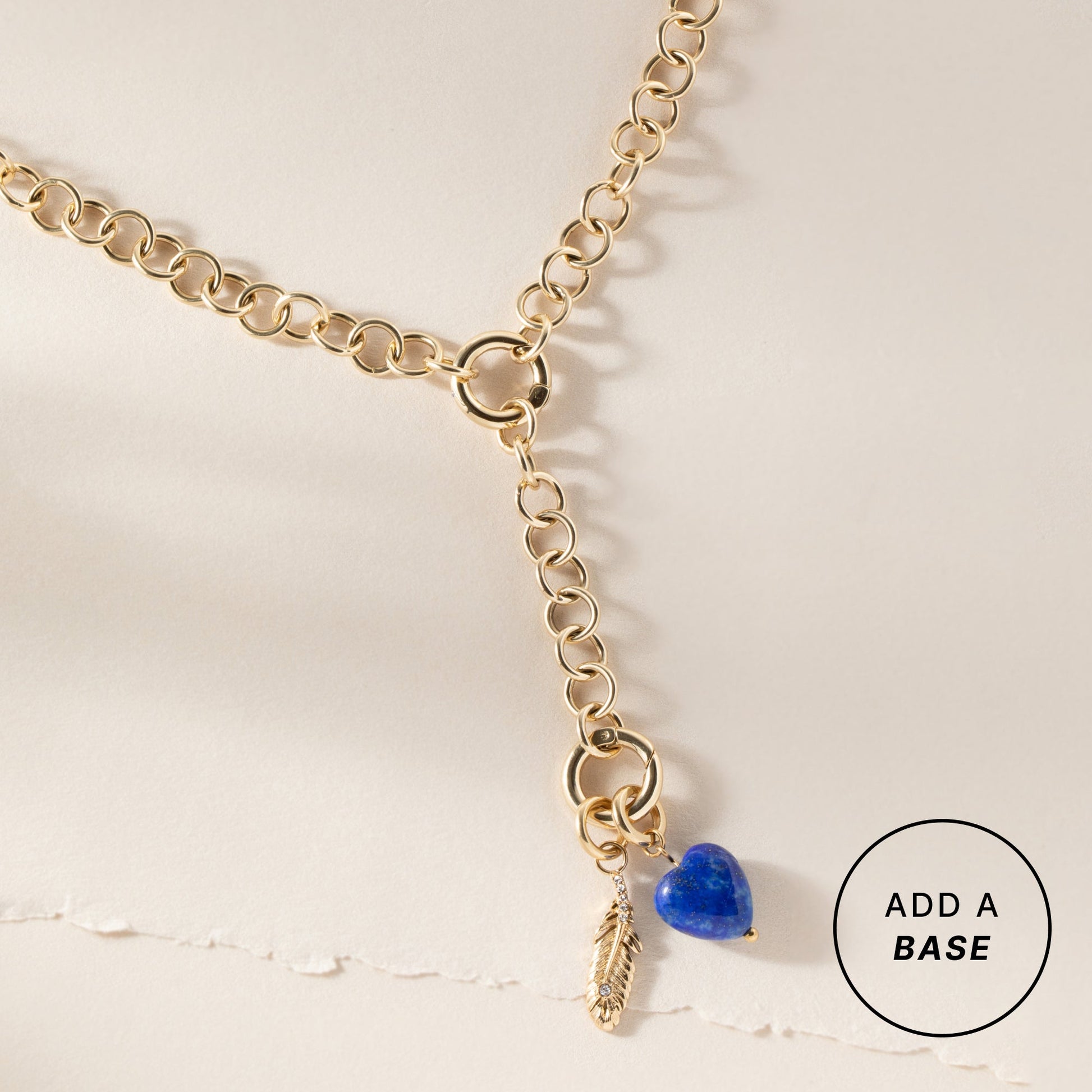 Lapis Gemstone Heart Interchangeable Charm ALEX AND ANI
