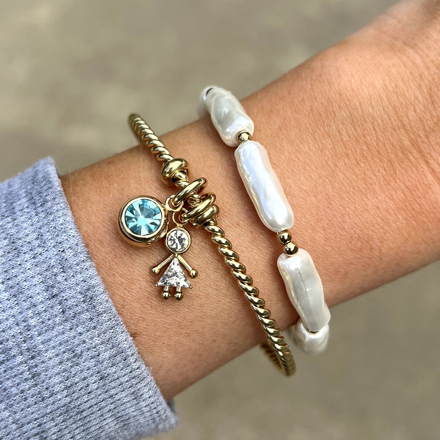 March Birthstone Interchangeable Charm ALEX AND ANI