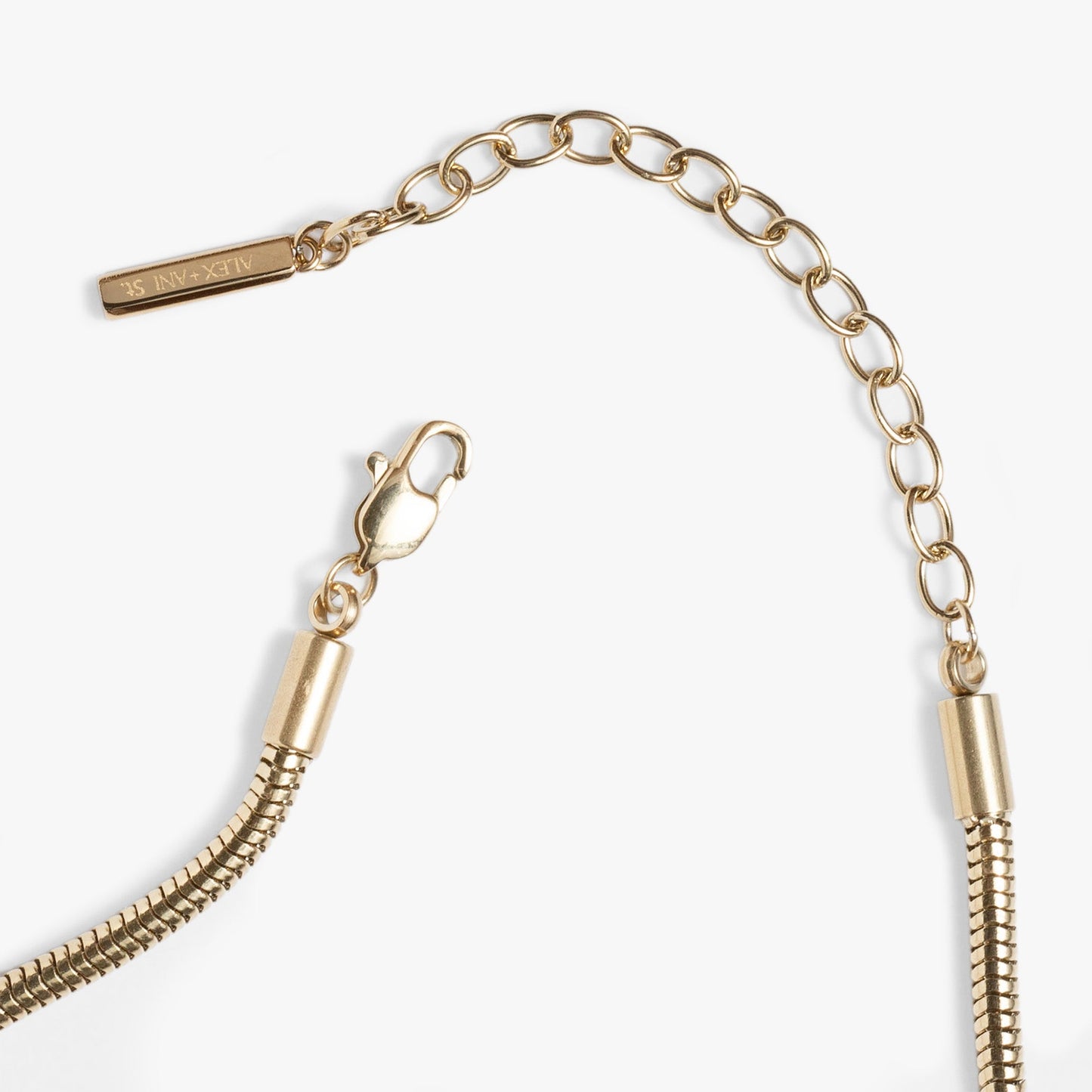 Round Herringbone Charm & Layering Necklace ALEX AND ANI