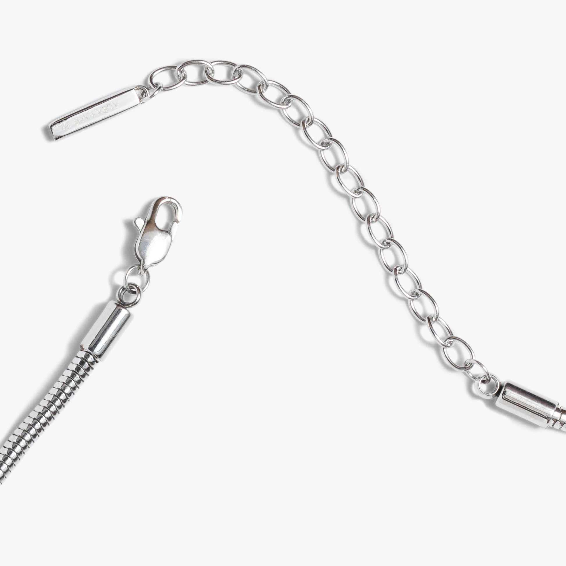 Round Herringbone Charm & Layering Necklace ALEX AND ANI
