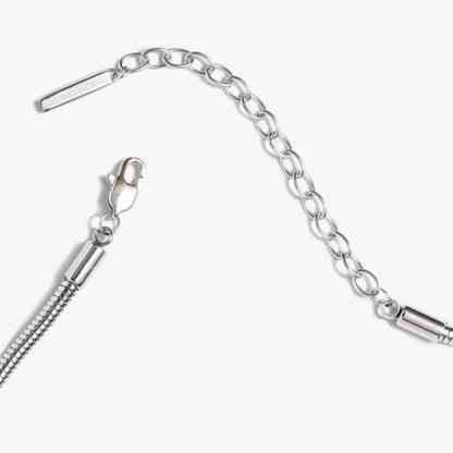 Round Herringbone Charm & Layering Necklace ALEX AND ANI