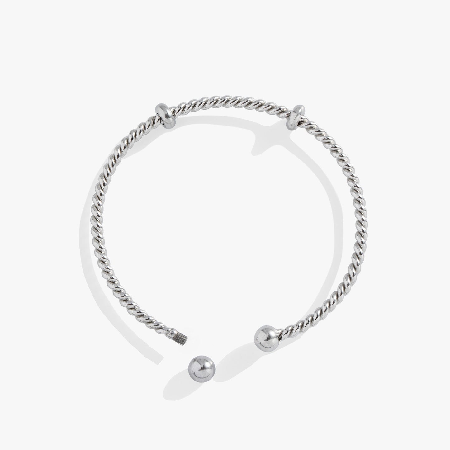 French Rope Charm Bracelet Cuff ALEX AND ANI