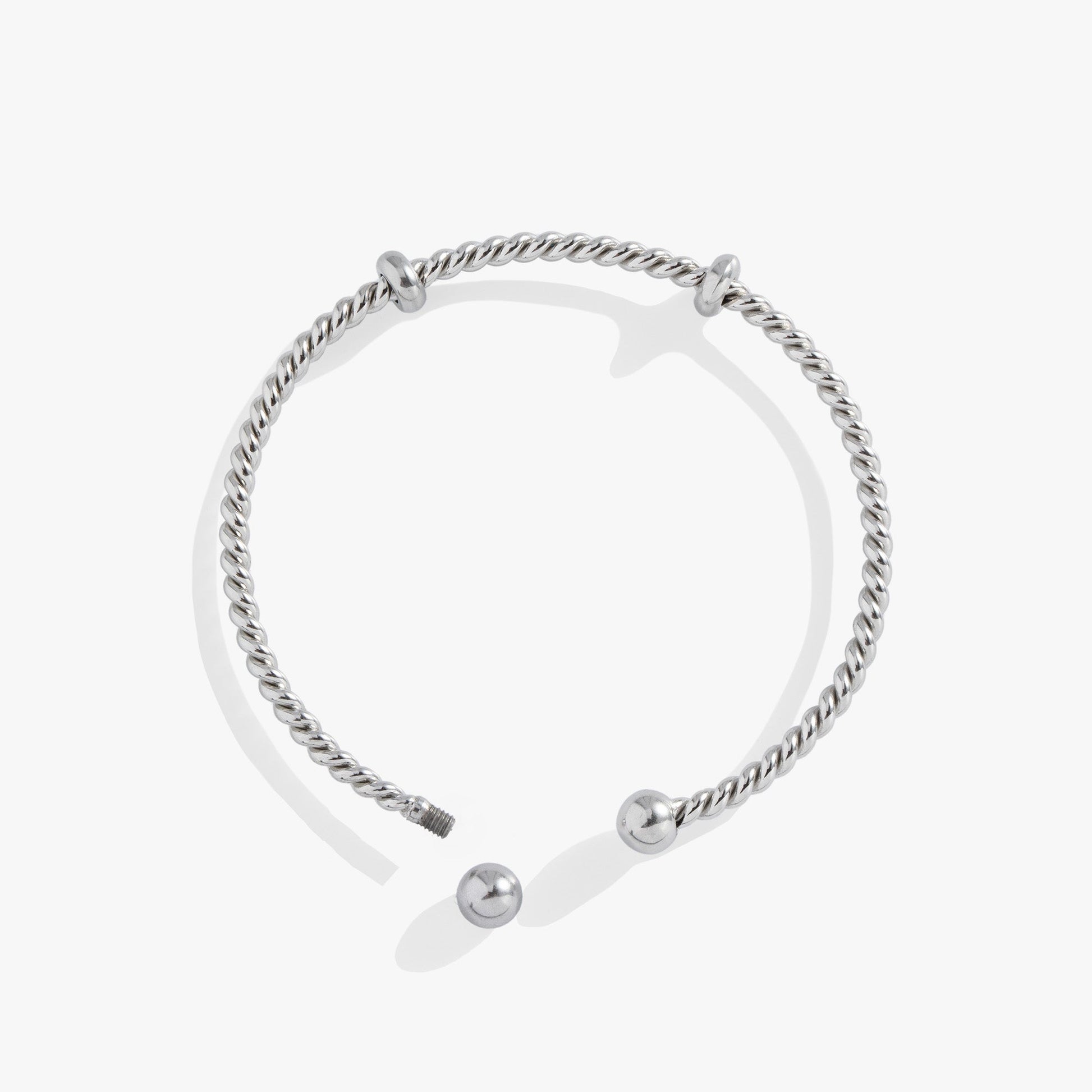 French Rope Charm Bracelet Cuff ALEX AND ANI