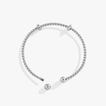French Rope Charm Bracelet Cuff ALEX AND ANI