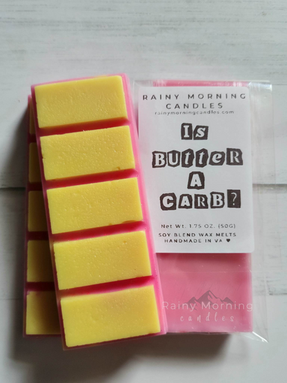 Is Butter a Carb? | Mean Girls Inspired Wax Melts Rainy Morning Candles