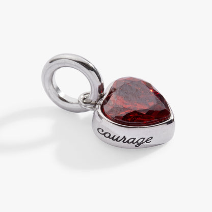 January 'Courage' Heart Birthstone Charm ALEX AND ANI
