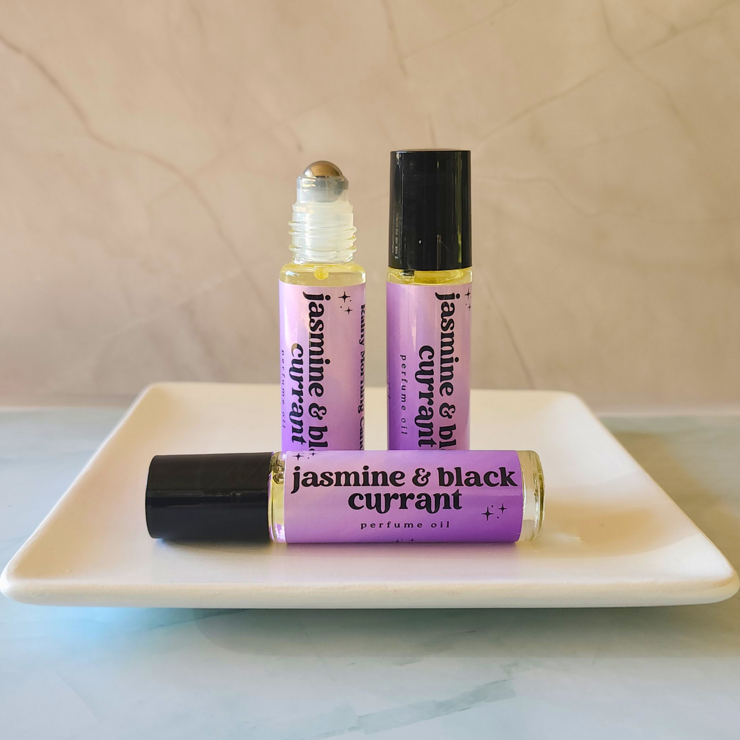 Jasmine & Black Currant | Sol De Janerio Inspired | Perfume Oil Rainy Morning Candles