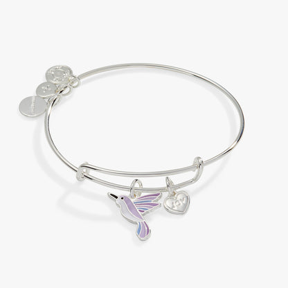 'Joy' Hummingbird Duo Charm Bangle Bracelet ALEX AND ANI