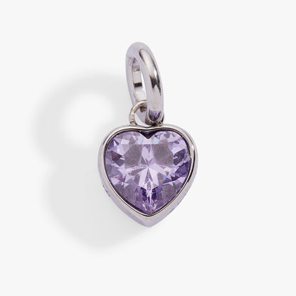 June 'Luck' Heart Birthstone Charm ALEX AND ANI