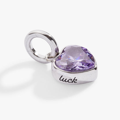 June 'Luck' Heart Birthstone Charm ALEX AND ANI