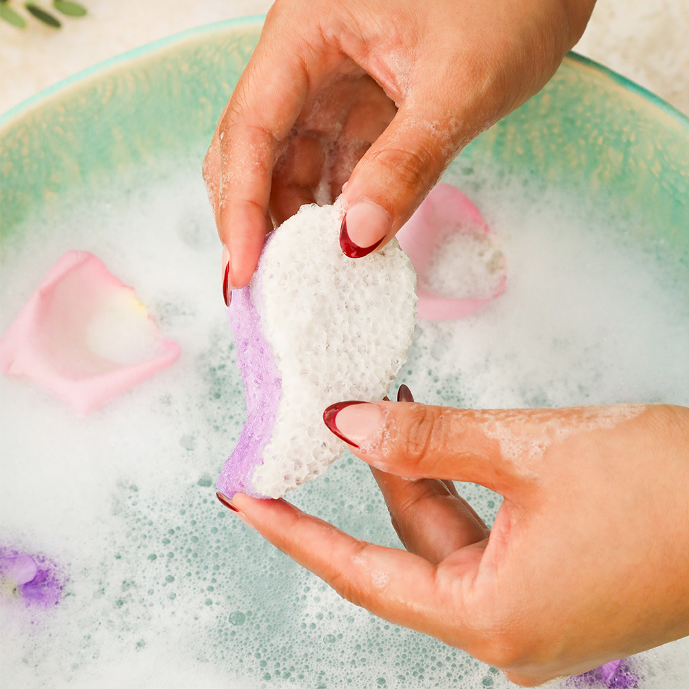 Lavender Fields Mani-Pedi Treatment Set | Essentials Spongellé