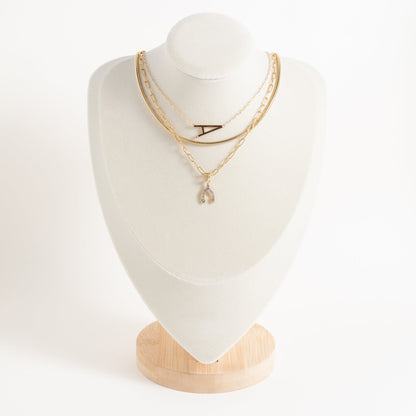 Initial A Precious Elongated Necklace ALEX AND ANI