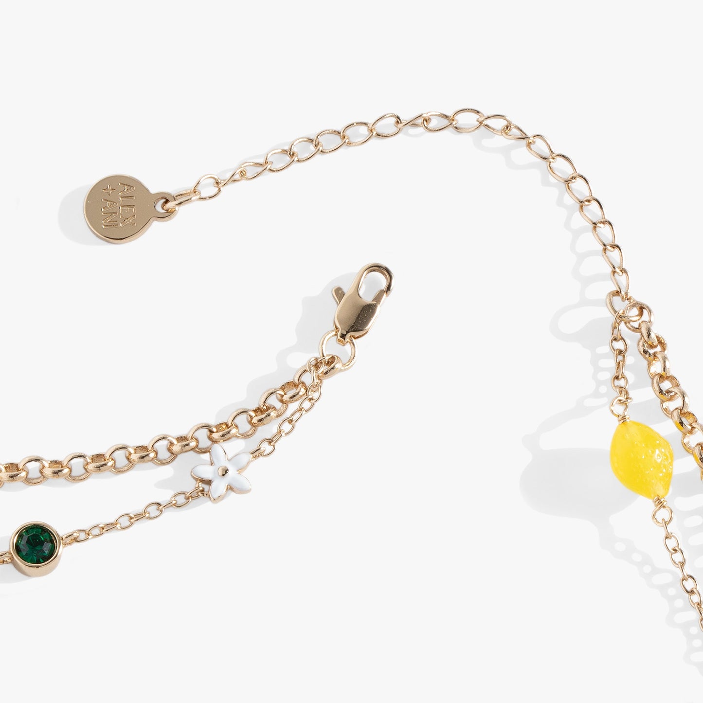 Double-Layer Lemon Necklace ALEX AND ANI