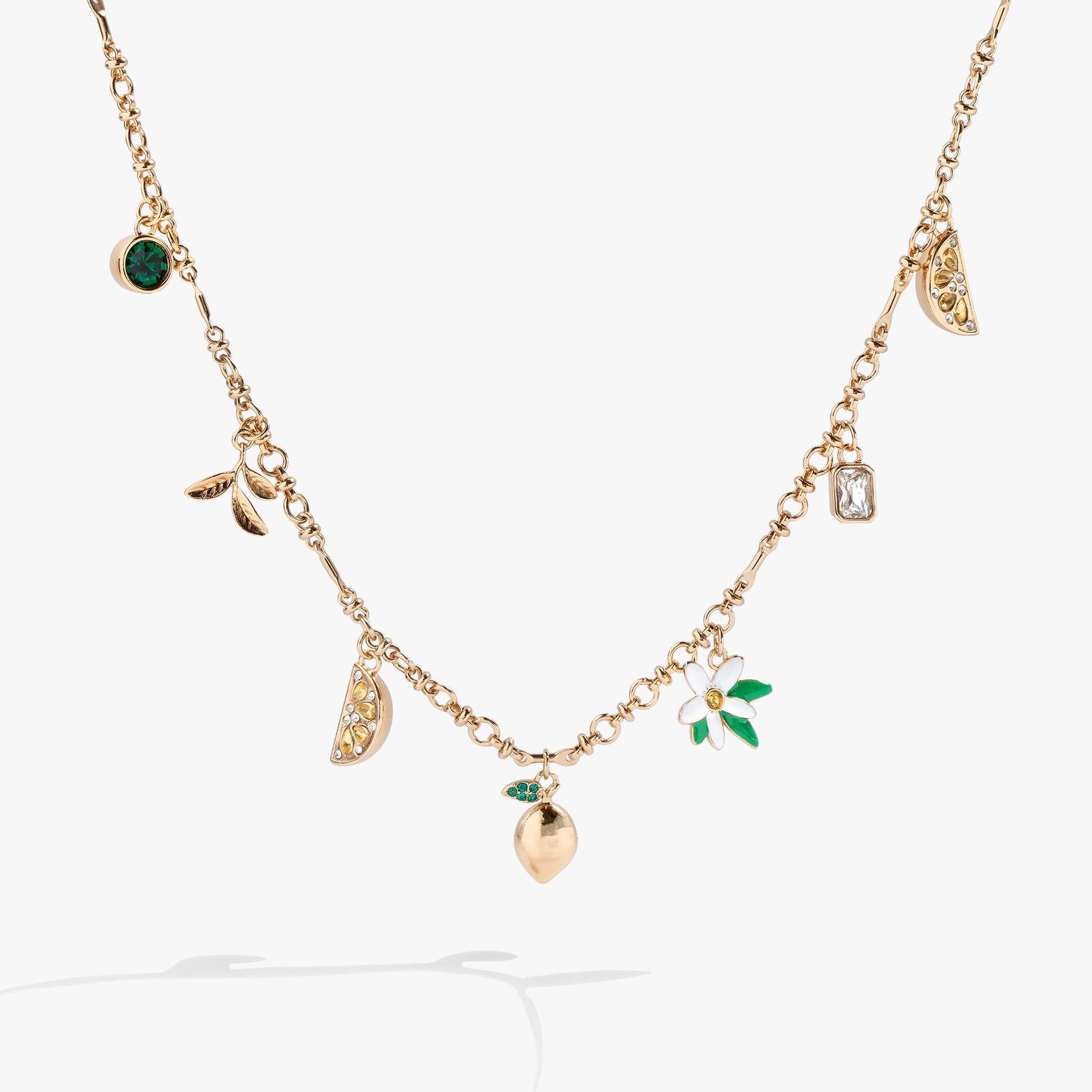 Lemon Multi-Charm Necklace ALEX AND ANI