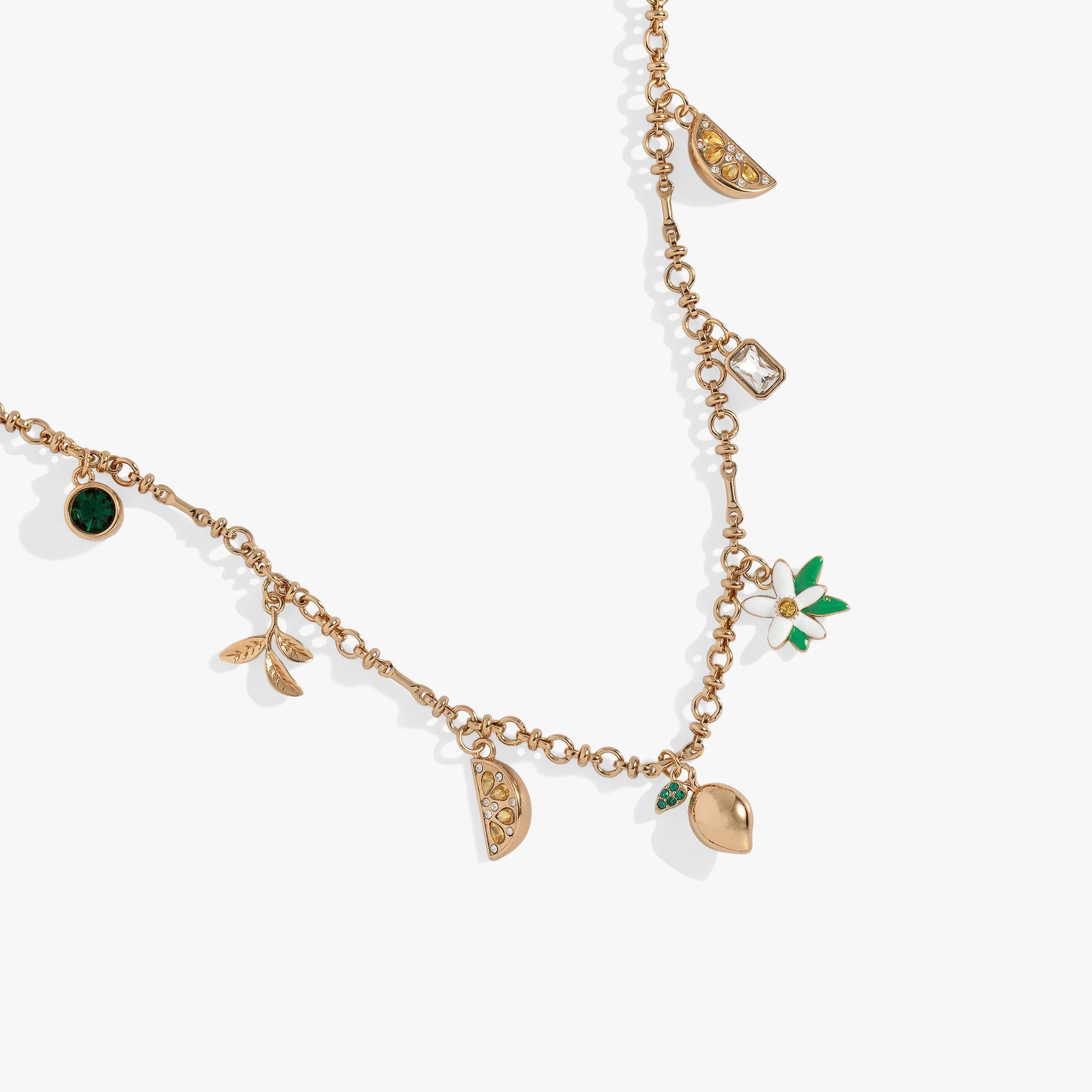 Lemon Multi-Charm Necklace ALEX AND ANI