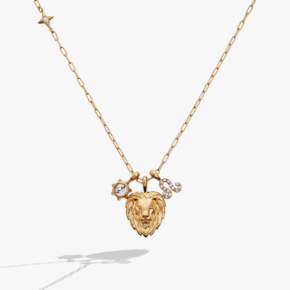 Leo Zodiac Charm Cluster Necklace ALEX AND ANI