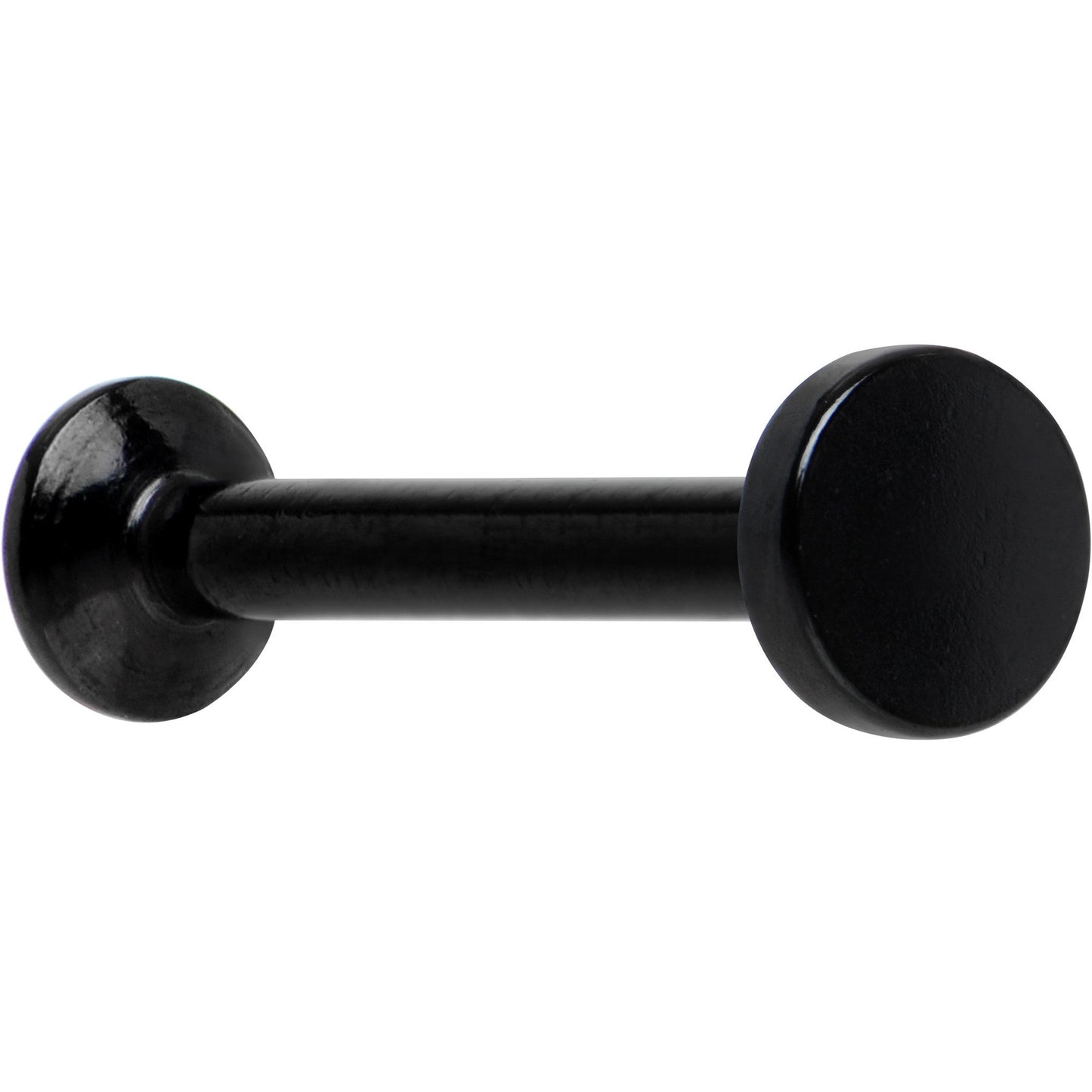 5/16 Black IP 3mm Circle Internal Thread Daith Cartilage Tragus BodyCandy