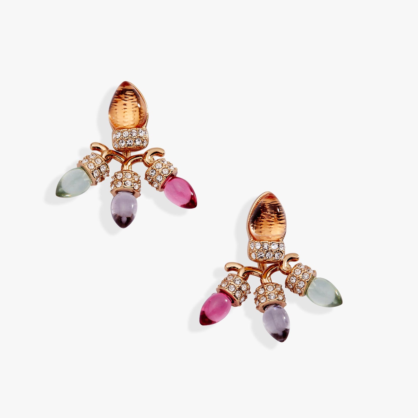 Christmas Muted Light Bulb Jacket Earrings ALEX AND ANI