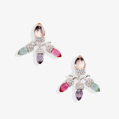 Christmas Muted Light Bulb Jacket Earrings ALEX AND ANI