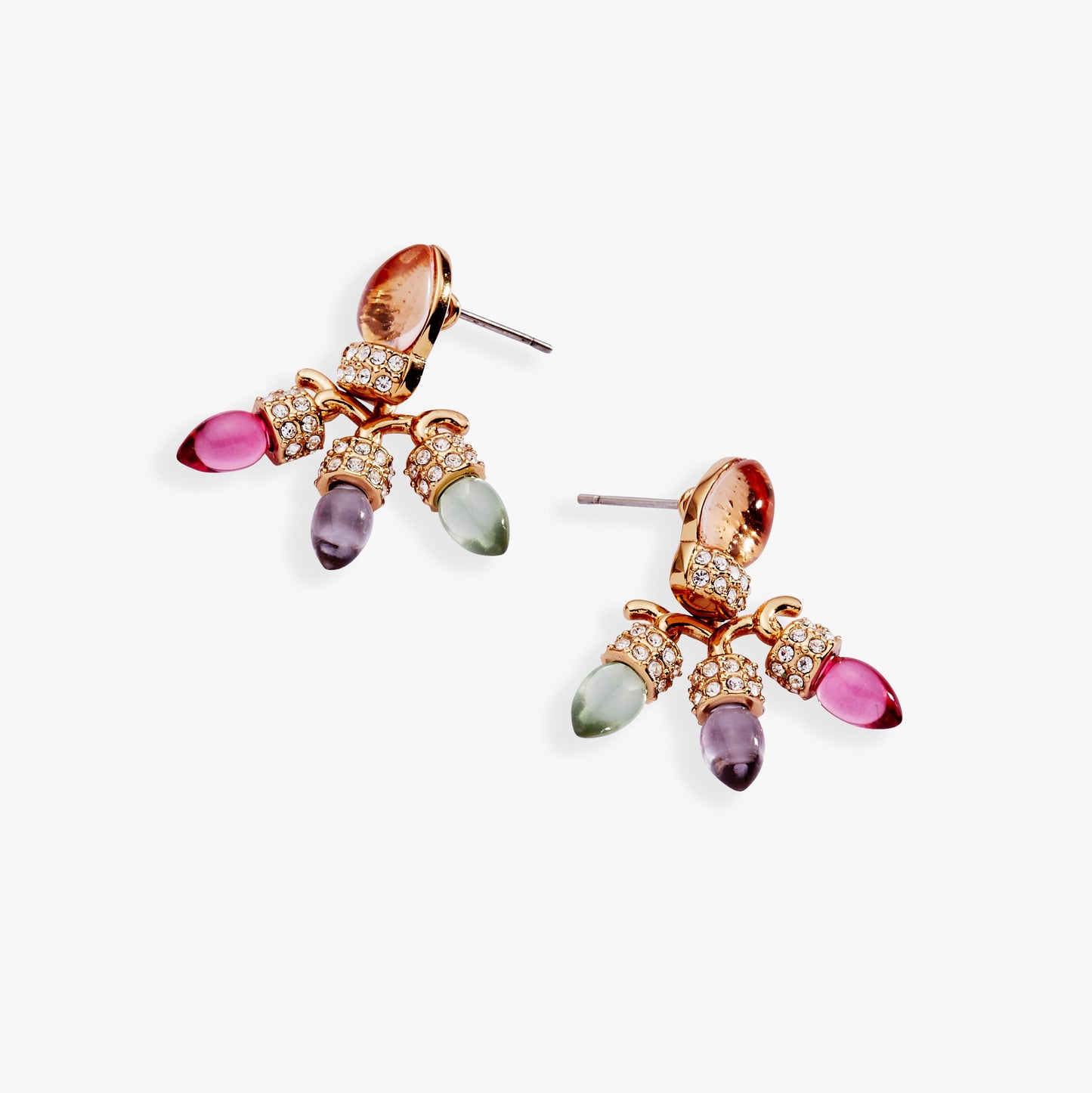 Christmas Muted Light Bulb Jacket Earrings ALEX AND ANI