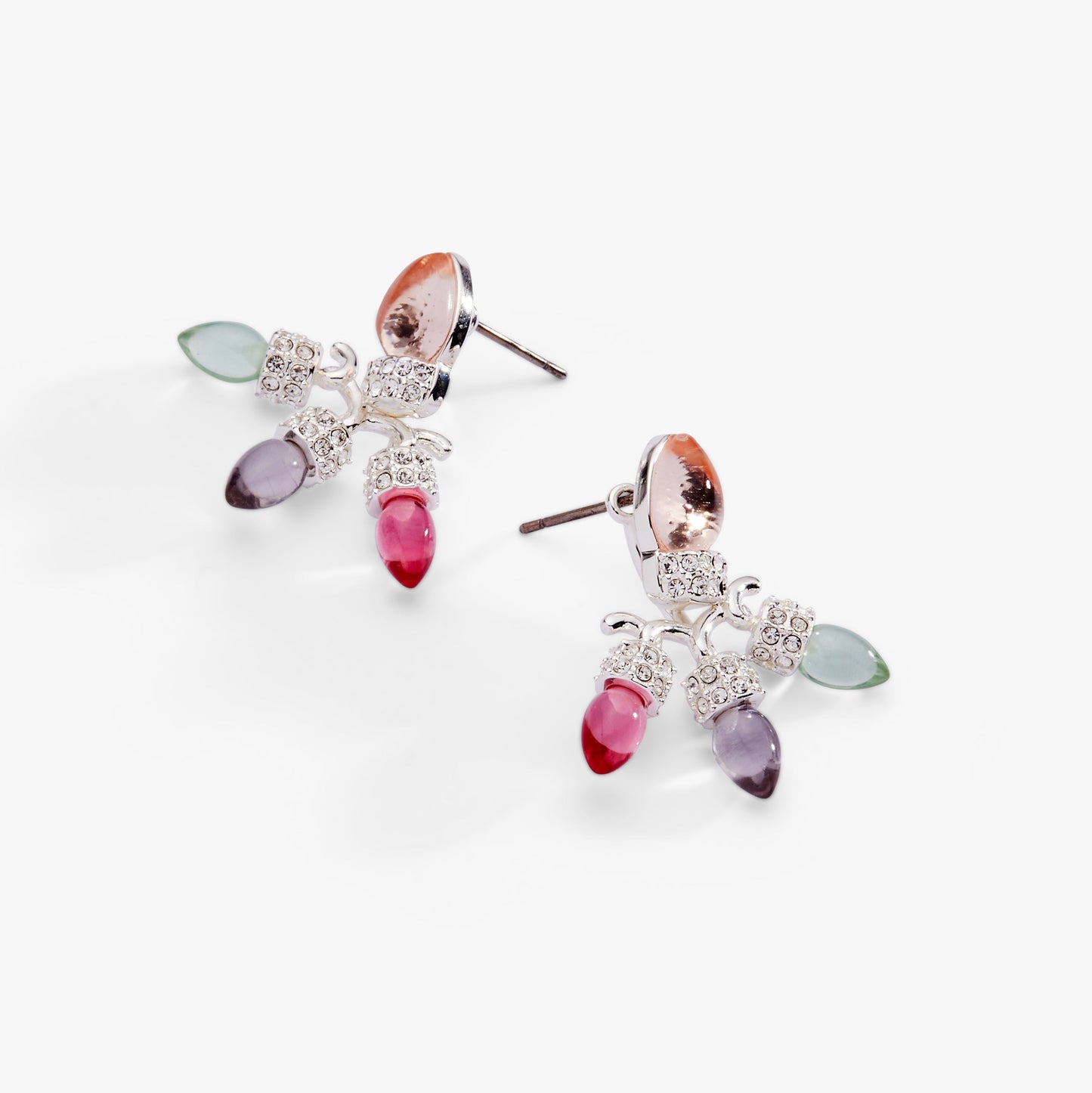 Christmas Muted Light Bulb Jacket Earrings ALEX AND ANI