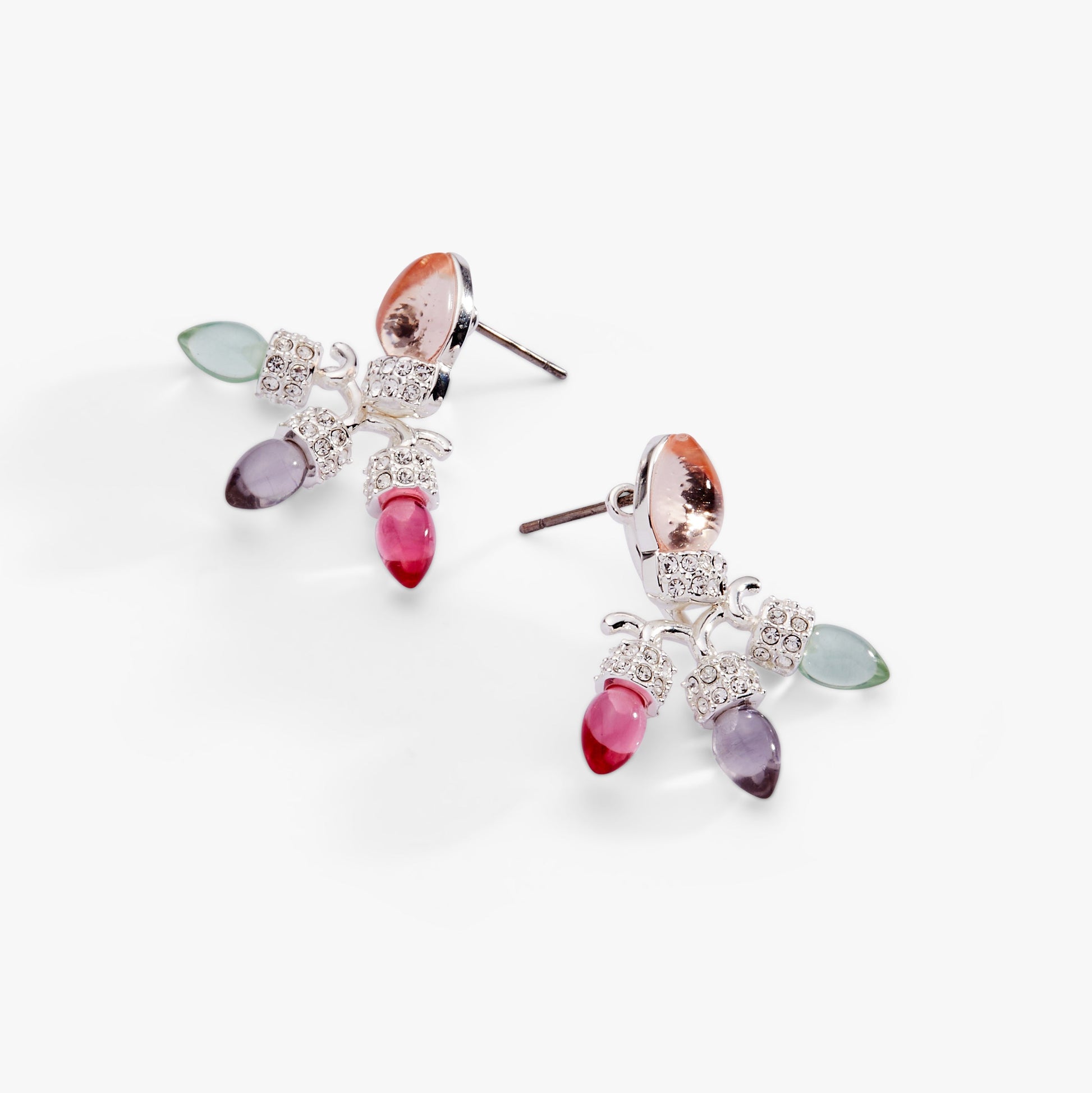 Christmas Muted Light Bulb Jacket Earrings ALEX AND ANI