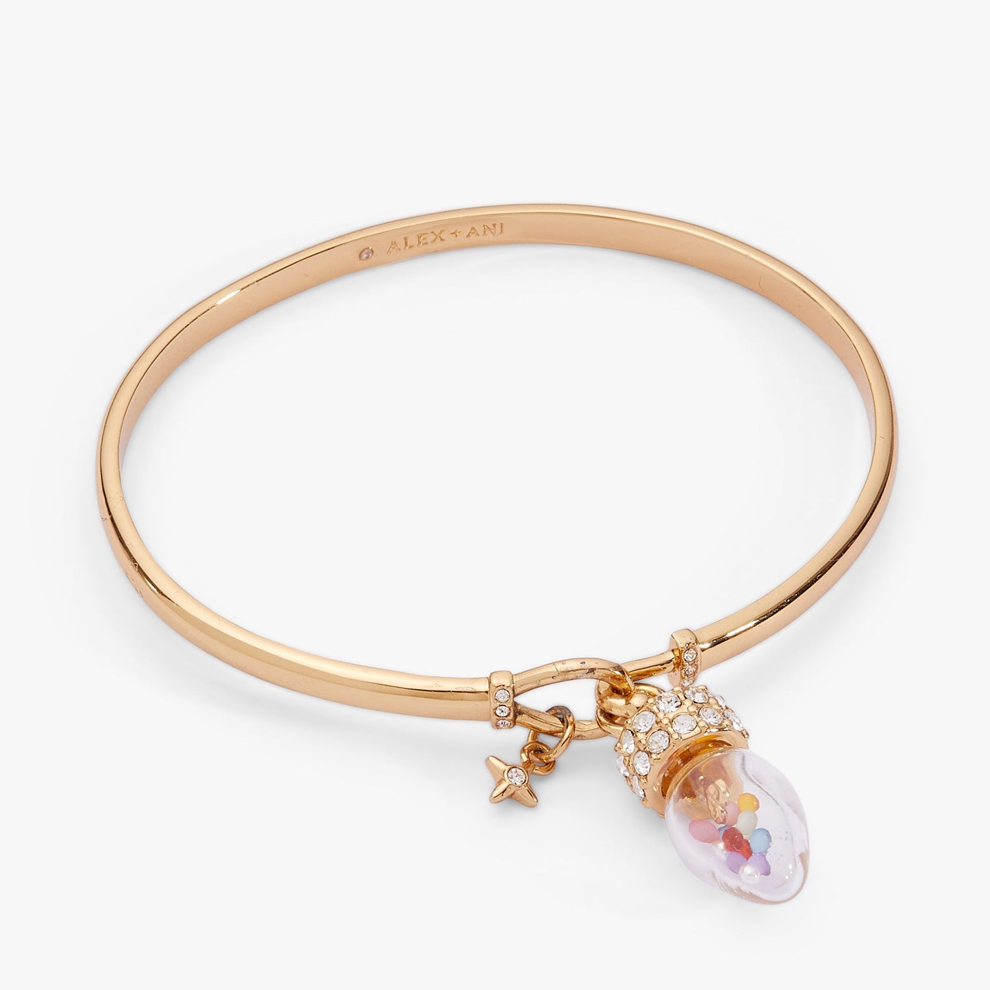 Christmas Light Bulb Shaker Tension Cuff ALEX AND ANI