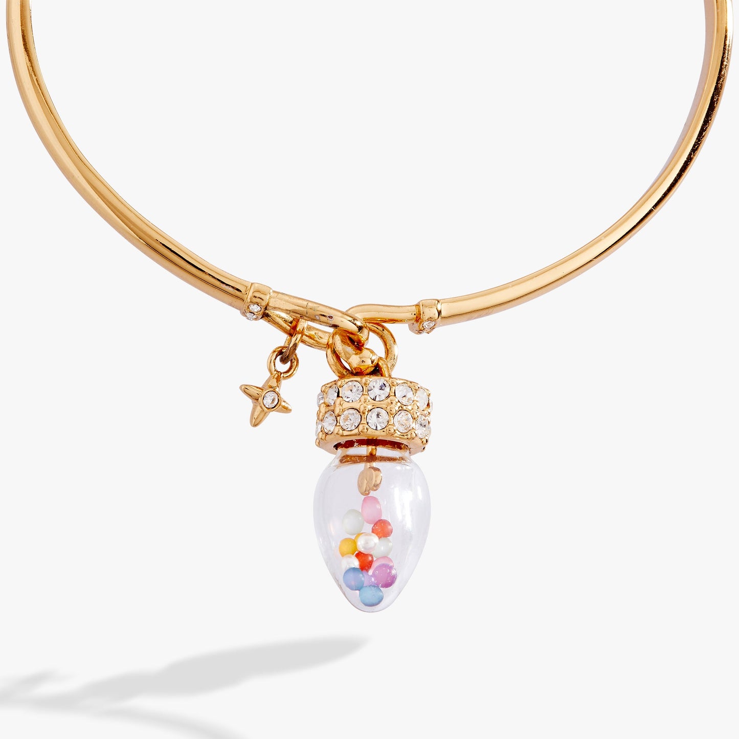 Christmas Light Bulb Shaker Tension Cuff ALEX AND ANI
