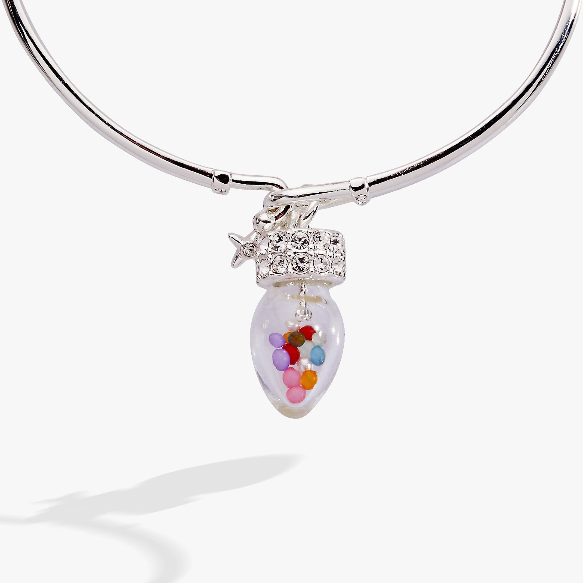 Christmas Light Bulb Shaker Tension Cuff ALEX AND ANI