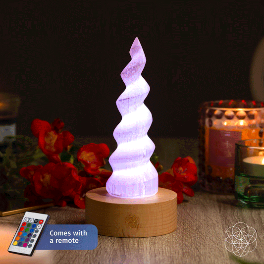 Therapy By Light - Selenite Flame Lamp Conscious Items
