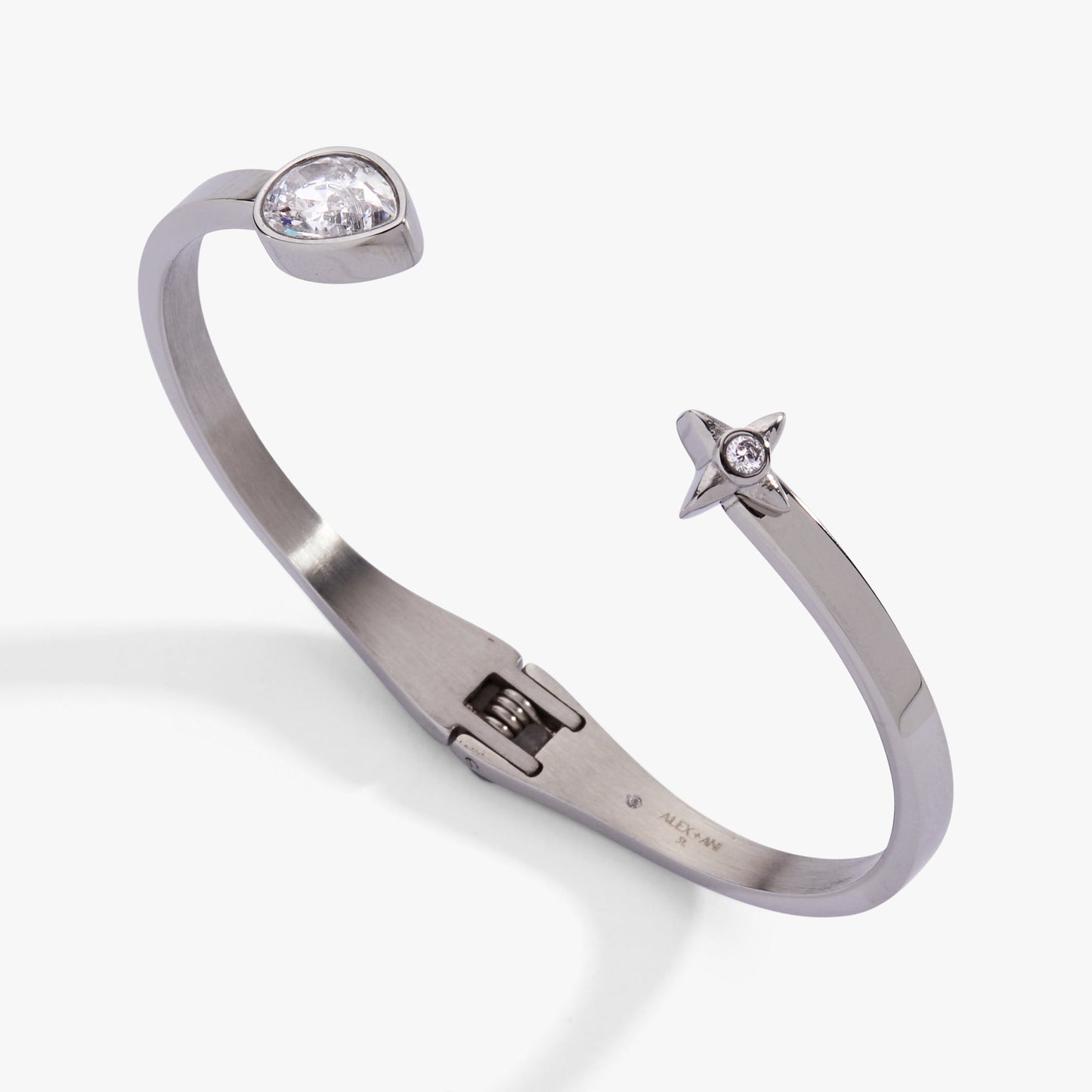 Crystal Teardrop and Star Cuff Bracelet ALEX AND ANI