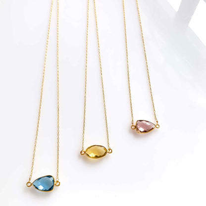 London Blue, Citrine and Garnet Minimalist NecklacesSimple, gold minimalist necklaces with beautiful bezel set stones. Great for layering.- 16-18" long- Spring ring clasp- 14k gold plated fine Italian sterling silver-NecklacesPARKEN JEWELRYVettedArcLondon Blue
