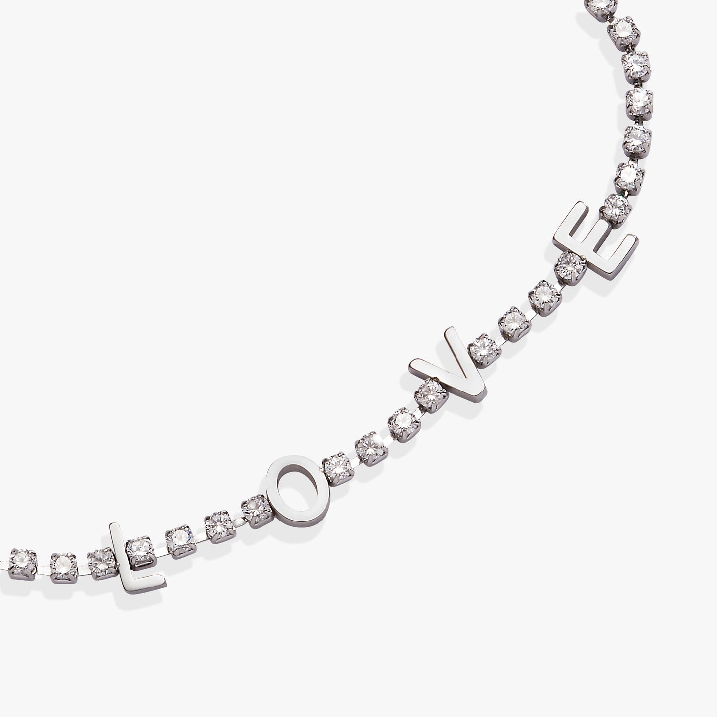 “Love” Crystal Tennis Bracelet ALEX AND ANI