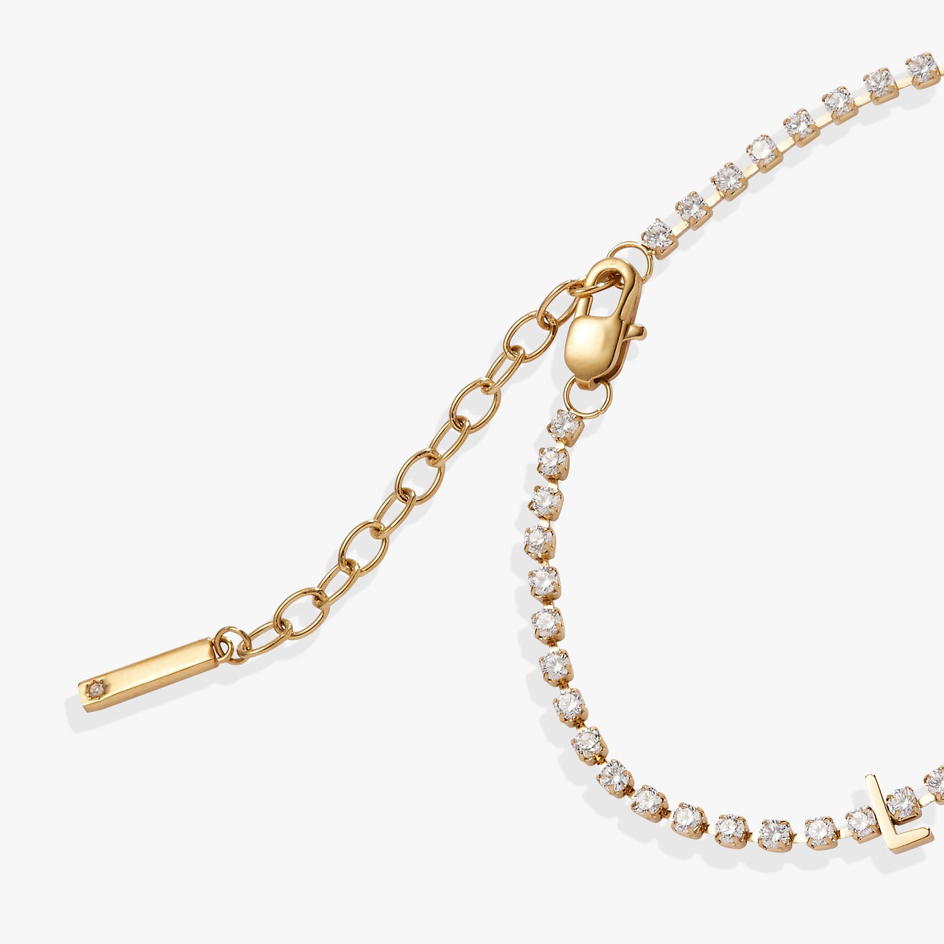 “Love” Crystal Tennis Bracelet ALEX AND ANI