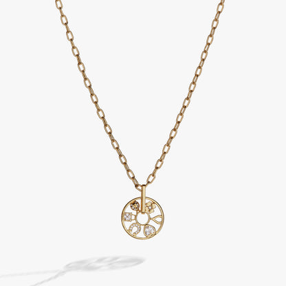 Love and Luck Wheel Charm Necklace ALEX AND ANI