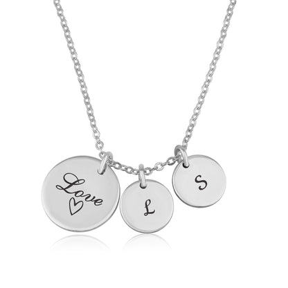 Love Initial Necklace