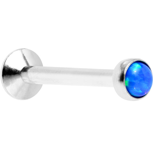 5/16 Blue Synthetic Opal Internally Threaded Daith Cartilage Tragus BodyCandy