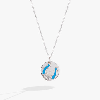 “Make Your Own Luck” Duo Charm Pendant Necklace ALEX AND ANI