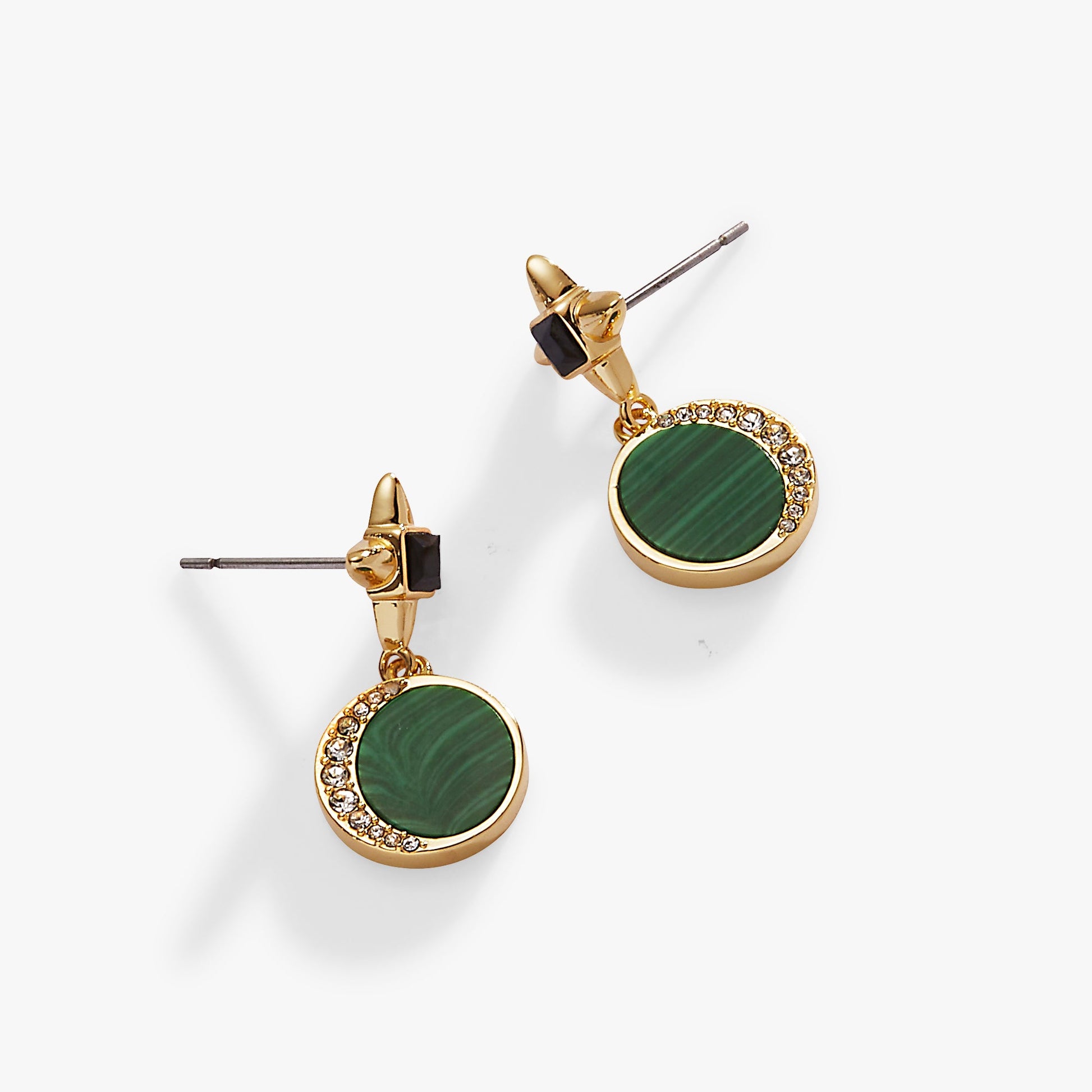 Malachite Drop Earrings ALEX AND ANI