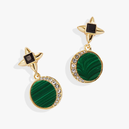 Malachite Drop Earrings ALEX AND ANI