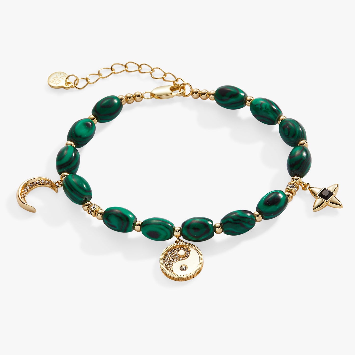 Malachite Charm Bracelet ALEX AND ANI