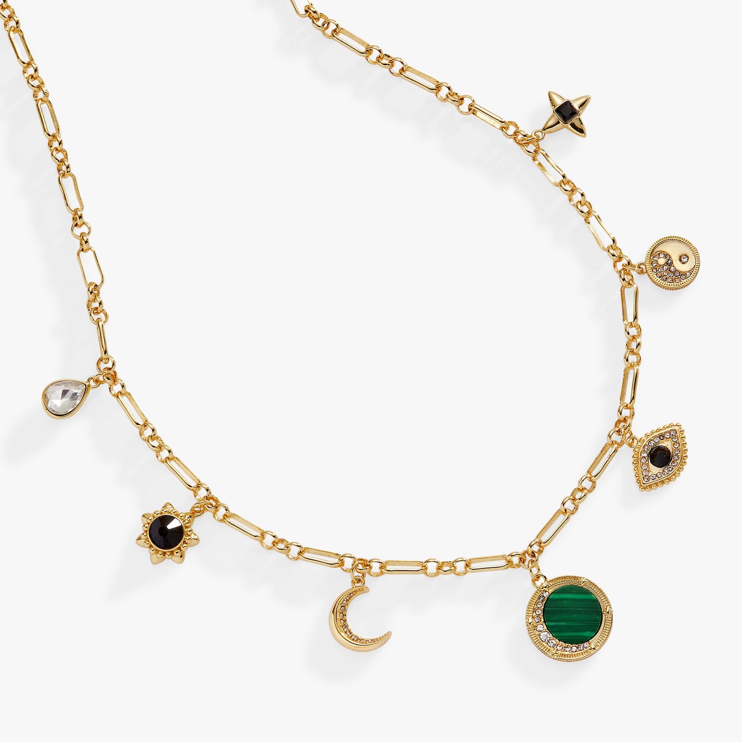 Malachite Charm Necklace ALEX AND ANI