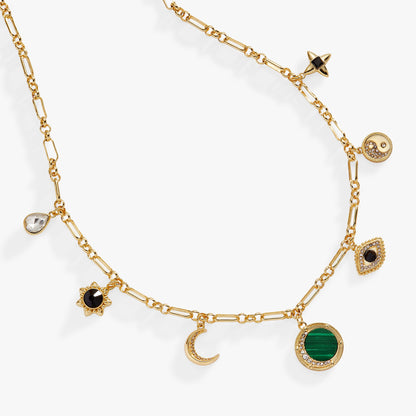 Malachite Charm Necklace ALEX AND ANI