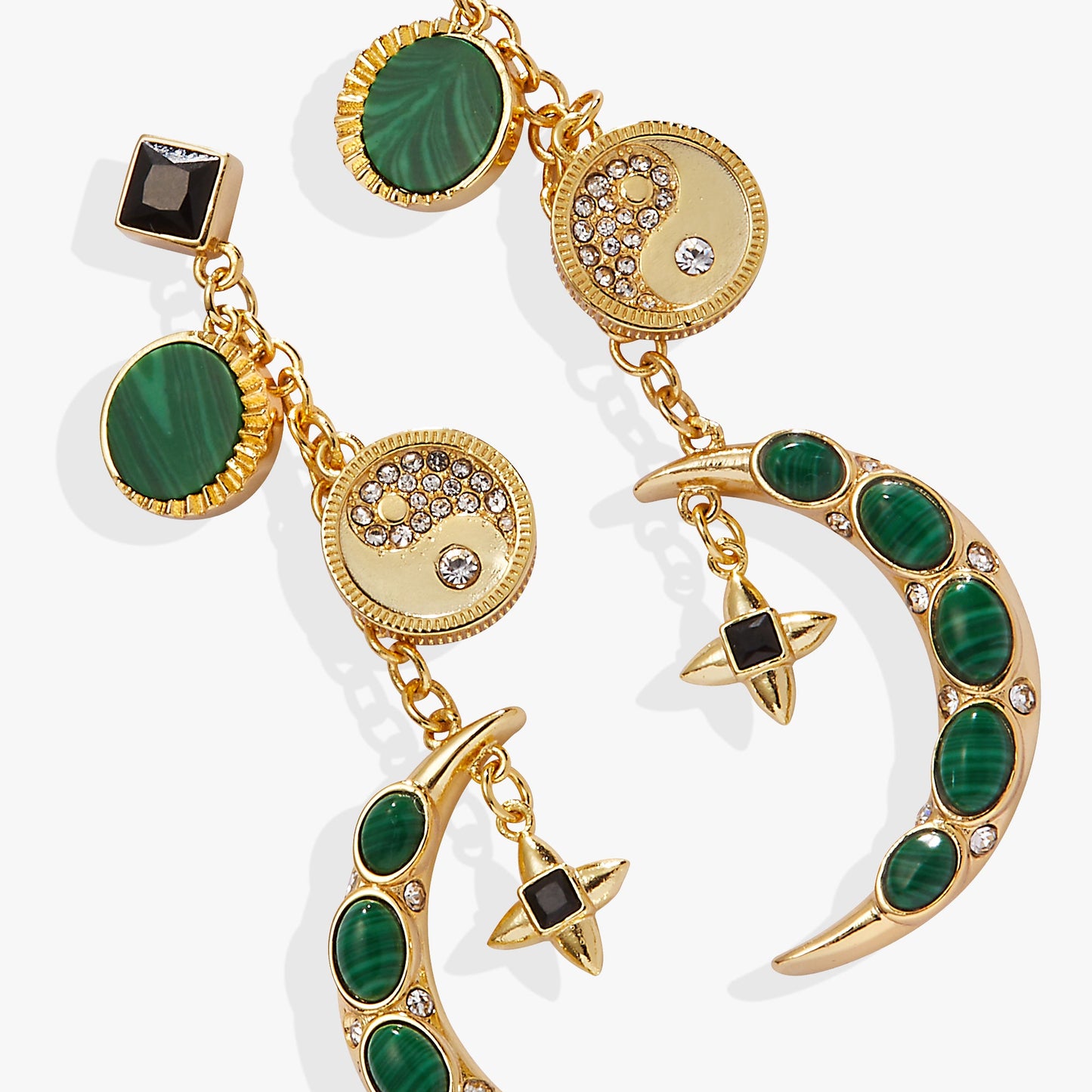 Malachite Charm Earrings ALEX AND ANI