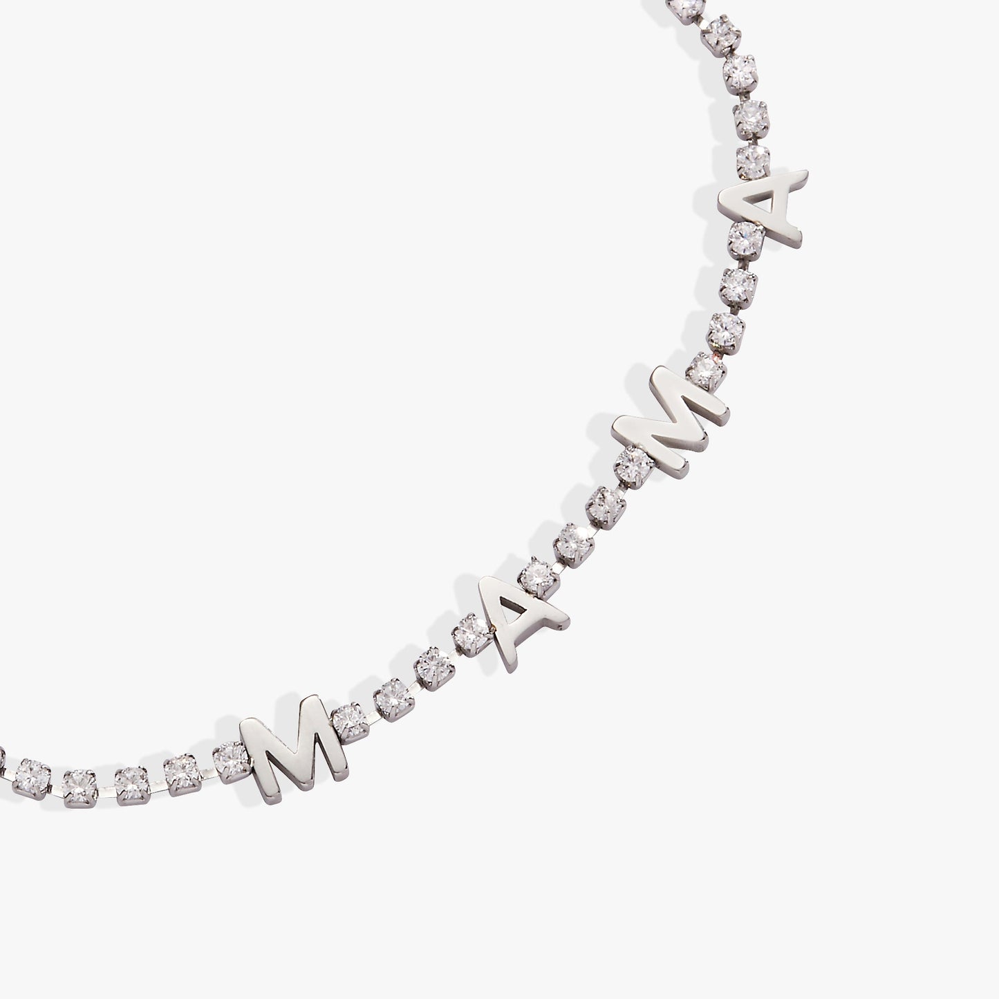 'Mama' Crystal Tennis Bracelet ALEX AND ANI