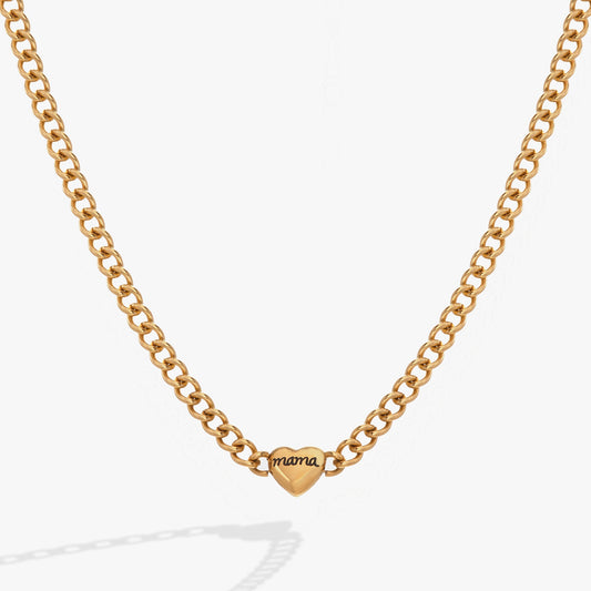 Mama Curb Chain Necklace ALEX AND ANI