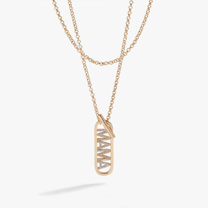 Mama Toggle Pendant Necklace ALEX AND ANI