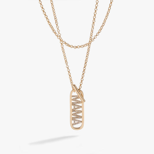 Mama Toggle Pendant Necklace ALEX AND ANI